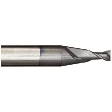 Niagara Cutter DS211 High-Speed Steel End Mill, Stub Length, TiCN Coated, 2 Flutes, Double Square End