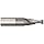 Niagara Cutter DS211 High-Speed Steel End Mill, Stub Length, TiCN Coated, 2 Flutes, Double Square End