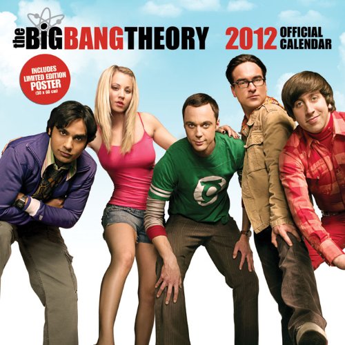 Big Bang Theory Calendar 2012 with free poster