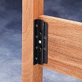 Surface Mounted Keyhole Bed Rail Brackets - 90 Degree Bracket Set Surface Mounted Keyhole Bed Rail Brackets - 90 Degree Bracket Set