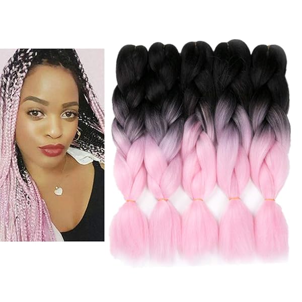 Emmet Jumbo Braiding Hair Kanekalon Synthetic Box Braids African