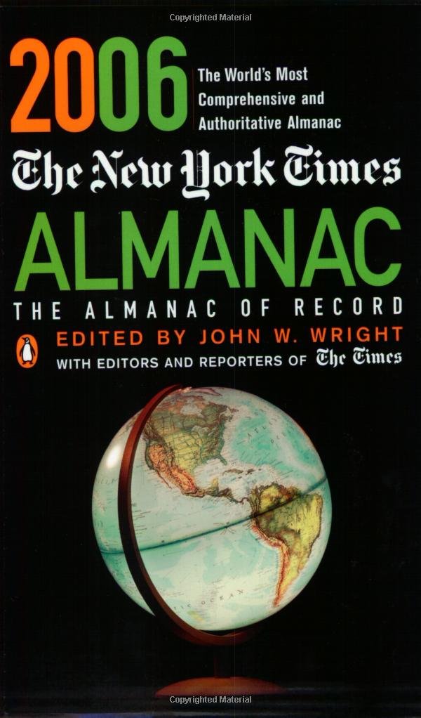 The New York Times Almanac 2006: The Almanac of Record: John W ... The New York Times Almanac 2006: The Almanac of Record: John W ...