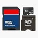 MicroSD 2 GB Memory+ MiniSD+ SD adapters