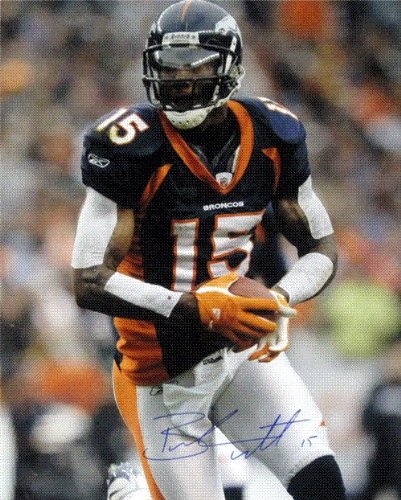 Brandon Marshall Autographed/Hand Signed Denver Broncos 16x20 Photo