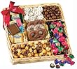 Broadway Basketeers Deluxe Chocolate and Nut Collection Gift Basket for Mother's Day