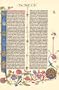 Gutenberg Bible Genesis Illuminated Facsimile Leaf 1961