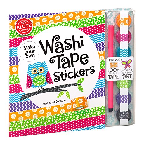 Klutz make your own washi tape stickers: shape this tape into cra…