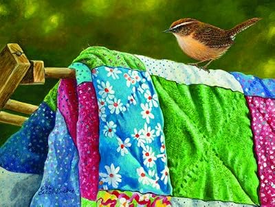 Carolina Wren 500pc Jigsaw Puzzle by Carol Decker