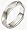 18 Karat White Gold 6mm Multi Texture Wedding Band - 6.25