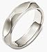 18 Karat White Gold 6mm Multi Texture Wedding Band Ring
