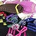 4 Pairs Slipper Socks Booties Tassle Pom-Pom Non-Slip Fits Shoe 5-10 Size 9-11
