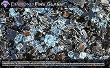Royal Black Ice - Premixed Fireplace Glass - 25 LBS.