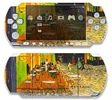 Cafe at Night Decorative Protector Skin Decal Sticker for Sony Playstation PSP 1000 Portable System