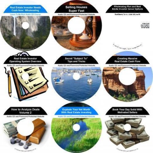 The Expert Nothing Down, Wealth Generating, Work From Home Real Estate Mentoring System on 9 CDs