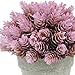 Velener Artificial Provence Pink Lavender Flowers Potted Arrangements for Home Decor