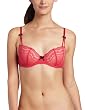Betsey Johnson Women's Eyelet Lace 3 Section Foam Demi