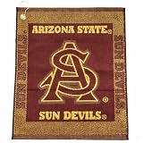 Arizona State Sun Devils Red Woven Golf Towel