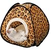 Kitty Snooze Den - Leopard-Print