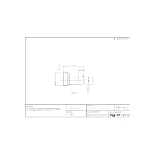 SMC KDM Series Polybutylene Terephthalate Rectangular Socket Side Multi-Connector, 1/4" Tube OD