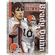 Brady Quinn #10 Cleveland Browns NFL Woven Tapestry Throw Blanket (48x60")"