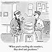 When youre nailing the numbers, they dont ask questions. New Yorker Cartoon by C. Cov...