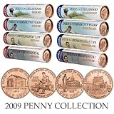 2009 Lincoln Cent Rolls - P/D Mint - All 8 Collections