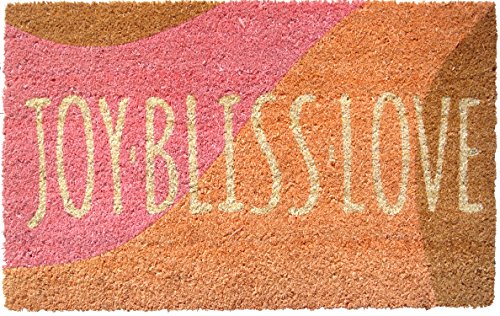Entryways Joy Bliss Love Non-Slip Coir Doormat Entryways Joy Bliss Love Non-Slip Coir Doormat