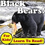 Black Bears! Learn About Black Bears While Learning To Read - Black Bear Photos And Facts Make It Easy! (Over 45+ Photos of Black Bears)
