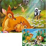 Disney Animal Friends - 2 Puzzles in a Box (20 pieces)