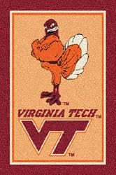 Virginia Tech Hokies "Vertical" 7' 8" x 10' 9" Team Spirit Area Rug