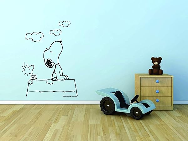 Looking Up Snoopy Charlie Brown Quote Cartoon Quotes Wall Sticker