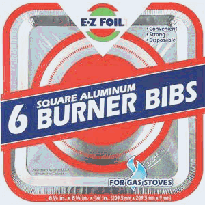 Childrens Toyshop  Tools & Hardware : Pactiv/E Z Foil 88802A Burner Bib For Gas Stove