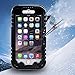 iPhone 6 Plus Waterproof Case, iThroughTM iPhone 6 Plus Waterproof Case, Dust Proof, Snow Proof, Shock Proof Case, Heavy Duty Carrying Cover Case for iPhone 6 Plus, iPhone 6S Plus 5.5 inch (Black)