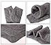 Womens Vintage Style Wool Soft Warm Thick Knit Winter Warm Crew Socks 5 Pairs