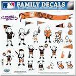 MLB Baltimore Orioles Large Family Decal Set