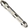 Starrett 165 Double End Pin Vise, 0-0.125" Range