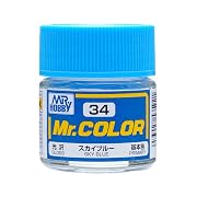 GSIクレオス Mr.カラー C34 スカイブルー