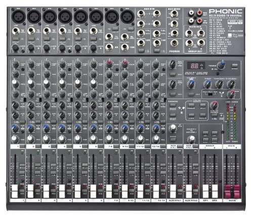 Phonic Helix Board 18 Universal 18-Input Mixer with USB 2.0 & FireWire Interface