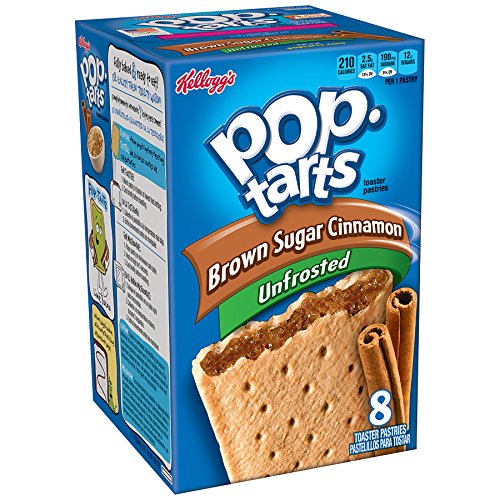 Pop-tarts, (not frosted) brown sugar cinnamon, 8-count …