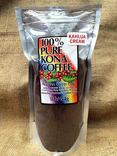 Kona Coffee Ground, Kahlua Cream Flavored - 1 Pound
