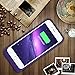 iPhone 6 Battery Case Charger External Battery Backup Charger Case 3500mAh with Kickstand for iPhone 6/6S by Kujian (Purple)