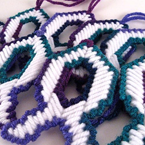 Variegated Fish Decorations Green Purple Blue