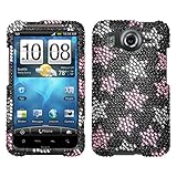 Rhinestones Protector Case for HTC Inspire 4G, Falling Stars Full Diamond
