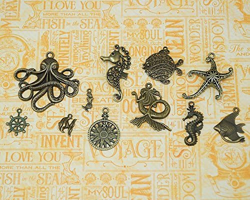 Vintage Charms hand selected by FotoBella for Graphic 45 Voyage Beneath the Sea
