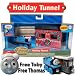 Exclusive Christmas Thomas and Holiday Tunnel Set with Additional Regular Thomas and ...