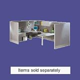 Maxon UCT1230TMGY Parallel Straight Countertop, Work Center Counter Top, 30Wx12D, Gray