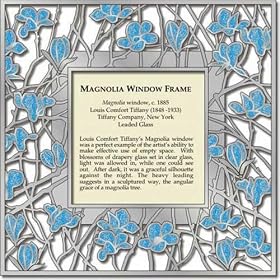 2.5"" Silver Plated Magnolia Window Frame