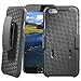 iPhone 6s Case,iPhone 6 Case,[4.7inch]by Ailun,Dual Layer Holster&Hard Shell Back Cover,Belt Clip,Built-in Kick Stand,Shock-Absorption&Skid-proof,Anti-Scratch&Fingerprint&Oil Stain case[black]