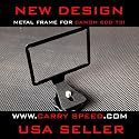 CARRY SPEED LCD VIEW FINDER 3:2L METAL TRIPOD MOUNT FRAME FOR CANON 60D T3i 600D