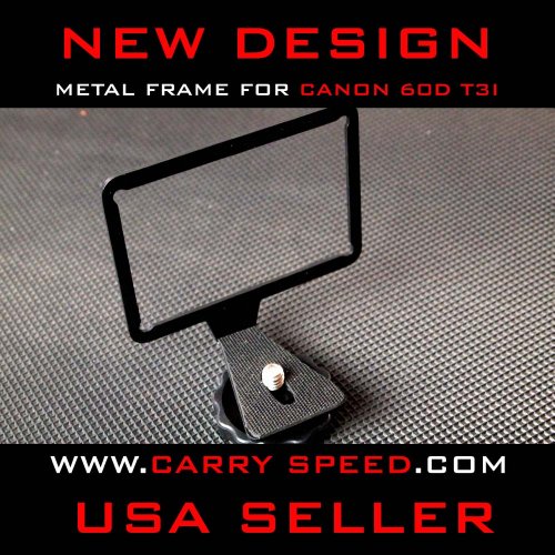 CARRY SPEED LCD VIEW FINDER 3:2L METAL TRIPOD MOUNT FRAME FOR CANON 60D T3i 600D